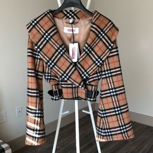 BURBERRY/VIVIENNE WESTWOOD ALPACA WOOL JACKET